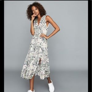 NWT‼️ Reiss V Neck Midi Summer Dress